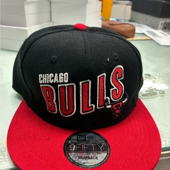 Unisex Adult New Era NBA Chicago Bulls Snapback Hat Pre Owned OSFM - Picture 5 of 12